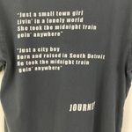 JOURNEY Black Dont Stop Believin' Graphic Band Tee Photo 7