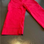 Counterparts Red Capris Elastic Waistband Soft Fabric Photo 1