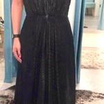 Jill Jill Stuart Metallic Black Evening Gown Photo 0