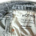 MOTHER The Button Fly Dazzler Ankle Straight Blue Size 26 Photo 9