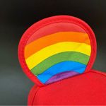 Disney Parks Pride Collection Disneyland Mickey Mouse Ears Red Baseball Cap Photo 7