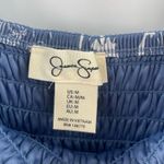 Jessica Simpson Dress Size Medium Blue Floral Smocked Smock Tiered Wedding Guest Photo 2