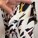 Vintage Oleg Cassini 100% Silk One Shoulder Abstract Column Dress Women’s Size 6 Black Photo 9