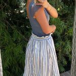 A New Day striped boho midi skirt sz m Photo 1