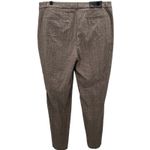 Banana Republic NWT  Ryan Slim Straight Plaid Cotton Wool Pants Womens Sz 16 Long Photo 1