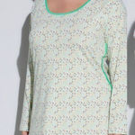 Cosabella  ditzy floral‎ florida lounge sleep shirt nightie dress Photo 0