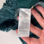 Madewell  Dark Green Tropicale Floral Linen-Blend Pull-On Paperbag Shorts S Photo 4