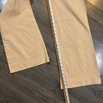 Theory  Tan Beige Wide Leg Flare Dress Pants Women's Size 4 Cotton Blend Photo 6