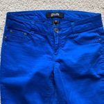 REWASH Y2K size 7 royal blue low rise ankle skinny zippered jeans Photo 1