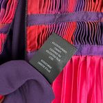 Hutch Sabina Floral Tiered Plissé Gown in Purple Brushstroke Size US 6 Photo 9