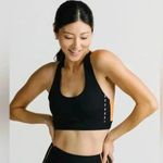 Zyia NWT  Orange on Black Game Day Light n Tight Bra Sz XS Photo 0