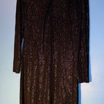 Spense Black Shimmer Long Sleeve Dress Size undefined Photo 0
