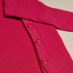 Sézane NWT  Clément Jumper Merino Wool Cotton Sweater | Sz Small | Fuchsia Pink Photo 5