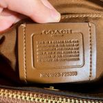 Coach Canvas Crossbody Bag With Signature Logo Brown Gold With Strap Photo 6