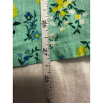 st. john's bay Women's  Green Floral Blouse 3X Plus Size Photo 8