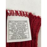 Indiana Hoosiers IU Striped Knit Scarf One Size Fits All Team Red Black White Photo 3