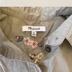 Madewell  Utility Jacket with Floral Embroidery Photo 2
