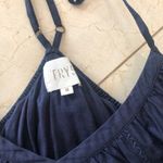 TRYB NWOT Lacy Racerback Flowy Blouse/Dress Sz S Blue Photo 1