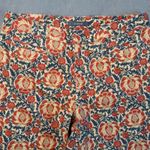 Liz Claiborne Audra Crop Pant Women's 10 Orange Navy Tan Classic Fit Pockets Photo 2