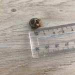 Vintage USA Flag Label Pin Photo 1