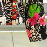Harvé Benard Harve Benard Tropical Floral Print Blazer Bold Vintage Jacket Padded‎ Lined 90s Photo 5