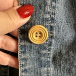 Ruby Rd  Jean Jacket with Shell Embellishment, Size 12 Photo 6