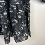 Alice + Olivia  Rowen Tiered Long Sleeve Floral Mini Dress Black Cream womens XS Photo 2