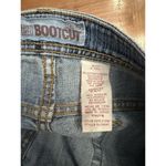 Faded Glory  Stretch Bootcut Jeans Women's Size 16 Tall Blue Dark Stone Wash Photo 5