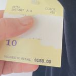 Dana Buchman Navy Velvet Tank with Button Back, by  size 10, NWT $188 MSRP Photo 9