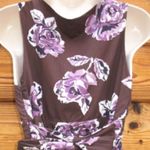 Moschino  Brown Purple Dress Photo 3