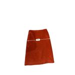 Vintage Bobbie Brooks Womens Skirt Orange Polyester Cotton Size undefined Photo 1