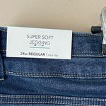 Maurice's | M Jeans Blue Mid-Rise Jeggings Skinny Denim Jeans Sz 24W Photo 5