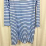 Sail To Sable Blue&White Stripe Long Sleeve Shift Dress Sz.M Photo 5