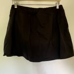 Lands' End black skirt nylon spandex women's size 12 casual built in pants Photo 2