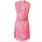 Julie Brown  pink leopard print sheath dress sz 6 Photo 1