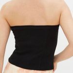 Anthropologie NWT $38 Black Classic Pullover Strapless Cotton Tube Top XL Photo 1