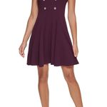 Tommy Hilfiger NEW- NWT Purple Fit & Flare Dress | Size 6P Photo 0