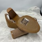 Rampage  suede taupe size 10 cross strap Nell-heels Photo 6