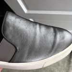 Vince Metallic Shiny Gray Silver Slip On Shoes 9.5M Photo 7