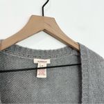 Sundance  Cardigan Gray Wool Mohair Blend Open Front Chunky Knit Medium Photo 3