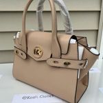 Michael Kors Buff Carmen Satchel Medium Flap Purse Photo 3
