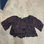 Molly green Small flowy patterned  shirt Photo 2