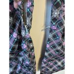 Betty Rides Women's Medium Pink Black Blue Ski Snowboarding Snow Pants Pockets Photo 5