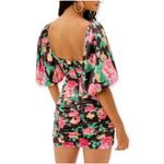 For Love & Lemons NWT Jolie Mini Dress with Puff Sleeves in Black - XS Photo 5