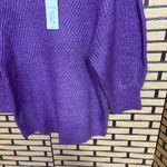 Liz Claiborne  Purple Short Sleeve Sweater Size Large Photo 3