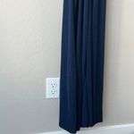 NEW ORIRE Dress Maya‎ Blue Ruched Long Sleeve Draped Maxi Gown Size 0 Photo 10