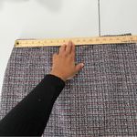 White House | Black Market WHBM Classic Black White Pink Tweed Pencil Skirt Size 16 Photo 9