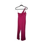 Super Down Jumpsuit Women Small Pink One Shoulder Anouk Cut Out Party Cocktail‎ Photo 3