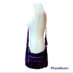 Longchamp suede leather hobo purple crossbody bag Photo 6