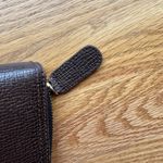 Orla Kiely Punched Stem Brown Leather‎ wallet Photo 6